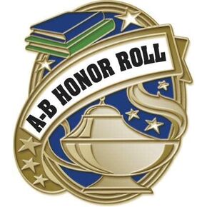 Honor Roll Pins, 1" A-B Honor Roll Lapel Pin for Kids 100 Pack Prime