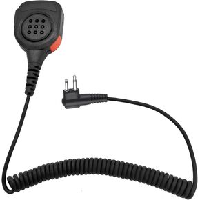 Bpr40 Shoulder Mic Cp100d Radio Mic Cp185 Radio Microphone Walkie Talkie Speaker Mic for Motorola cp200 cp200d rmu2040 CLS 1110 1140 Mag One bpr 40(IP65 Waterproof) (Orange)
