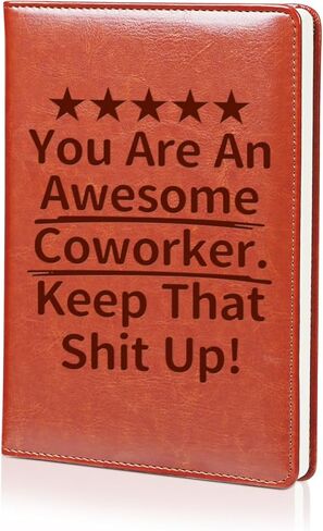 LBWCER Coworker Leaving Gifts for Women Men,Coworker Leather Journal Notebook,New Job Gifts,Coworker Birthday Gift (Coworker Leaving) in Kuwait