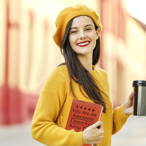 LBWCER Coworker Leaving Gifts for Women Men,Coworker Leather Journal Notebook,New Job Gifts,Coworker Birthday Gift (Coworker Leaving) in Kuwait