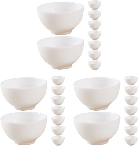 54 Pcs Miniature Food and Play Dolls Bowl Mini Miniature Bowls for Minihouse Dollhouse Accessories Mini House Dish Decor Tableware in Saudi Arabia