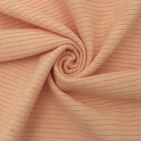 Texco Solid Color 4x2 Rib Knit Poly Rayon Spandex Fabric, Black 1 Yard in Saudi Arabia