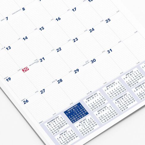 Brownline® 2025 التقويم الجدران الشهري ، 12 شهرًا ، من يناير إلى ديسمبر ، ملزمة مزدوجة ، 20 "× 30" (C171105-25) in Kuwait