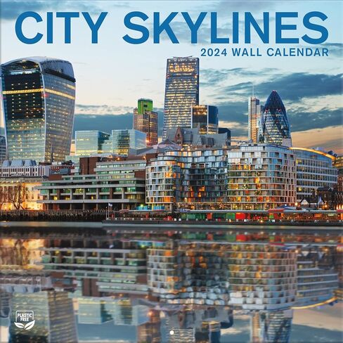 TURNER PHOTOGRAPHIC 2025 City Skylines 12x12 Photo Wall Calendar (25998940013) in Saudi Arabia