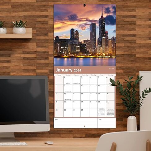 TURNER PHOTOGRAPHIC 2025 City Skylines 12x12 Photo Wall Calendar (25998940013) in Saudi Arabia