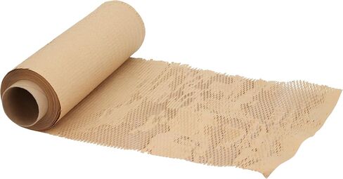 AVIDITI Honeycomb Packing Paper 12" W x 300' L | Eco-Friendly Wrapping & Packaging Paper Supplies for Moving, Storage & Shipping, Comparable to Bubble Wrap & Newsprint Packing Paper Sheets in Saudi Arabia