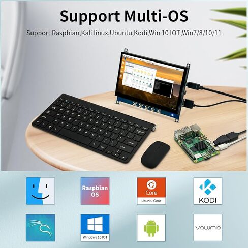 8.9 بوصة اللمس شاشة مع حامل | 1920 * 1200 | 16: 10 | 450nits | الترابط البصري | منفذ HDMI/USB-C | شاشة صغيرة لجهاز الكمبيوتر المحمول MINI PC MAC MINI in Kuwait