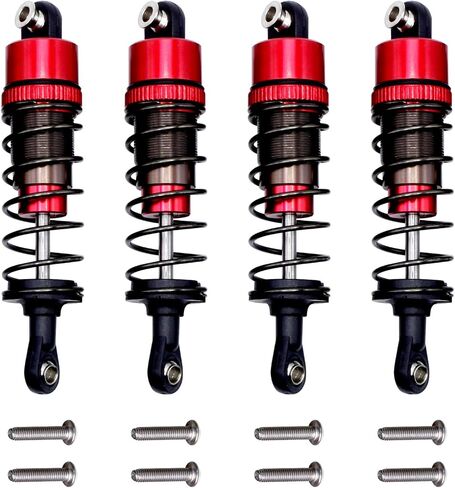 62mm RC Oil Shock Absorber Damper Kit for 1/10 Tamiya TT01 TT02 1/14 Hyper Go H14BM RC Car Upgrade Parts(blue) in Saudi Arabia