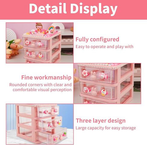 Cream Glue Kit, DIY Decoden Cream, Bring A Storage Box and Some Resin Decorations, Very Suitable for Handmade Crafts and Decorations in Saudi Arabia