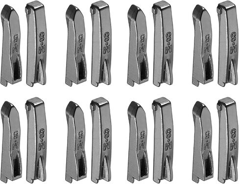 uxcell 8Set Double Open Zipper Repair Latch Kits, #8 Copper Insert Pins Zipper Stopper for Bags Coats Jackets Zippers Repairing Replacement, Bronze in Saudi Arabia