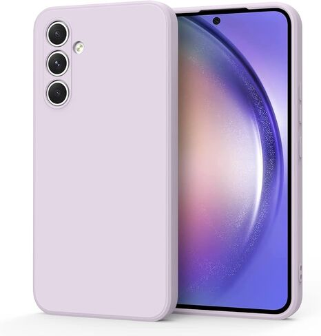 AK for Samsung Galaxy A54 5G Case, Stylish Slim Liquid Silicone Full-Body Protective Cover for Samsung Galaxy A54 5G Phone Case (Navy Blue) in Kuwait