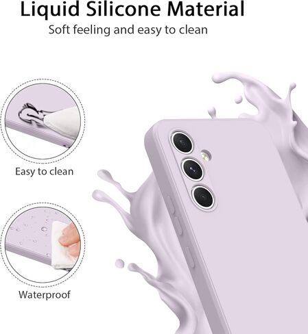 AK for Samsung Galaxy A54 5G Case, Stylish Slim Liquid Silicone Full-Body Protective Cover for Samsung Galaxy A54 5G Phone Case (Navy Blue) in Kuwait