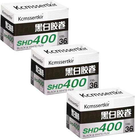 SHD 100, 120 Roll Film, Black and White Print Film ISO 100 3-Pack + Microfiber Cleaning Cloth in Kuwait