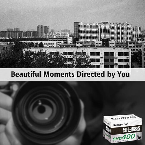 SHD 100, 120 Roll Film, Black and White Print Film ISO 100 3-Pack + Microfiber Cleaning Cloth in Kuwait