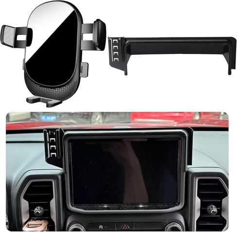 Car Phone Holder for Ford Bronco Sport Auto Accessories [Only for 2021-2024 Bronco Sport] [Auto Lock Hands Free Cell Phone Mount Car fits for iPhone & All Smartphones] in Kuwait