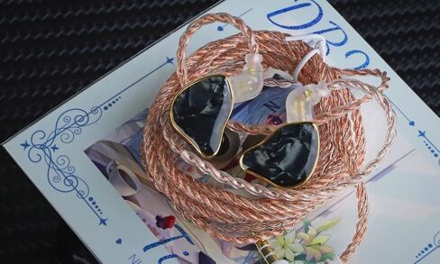 DB2 IEM Earphones Without Microphone: Resin 1BA 1DD Hybrid in Ear Monitor Headphones with 2Pin Detachable Cable,3.5mm Wired Earbuds for Gaming/Audiophile (Purple in Kuwait