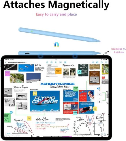 Pencil for Apple iPad 10th Generation, 15Mins Fast Charge for Apple Pencil, Tilt Sensitivity & Palm Rejection for iPad Pencil, Drawing Stylus Pen for iPad 2018-2024, Good to Note-Taking Work Study in Saudi Arabia