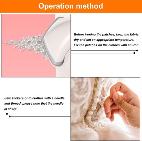 uxcell Crystal Rhinestone Applique with Beads, Butterfly Handmade Sewing Hot Fix Applique for Bridal Wedding Dress Belt Shoes Decoration in Saudi Arabia