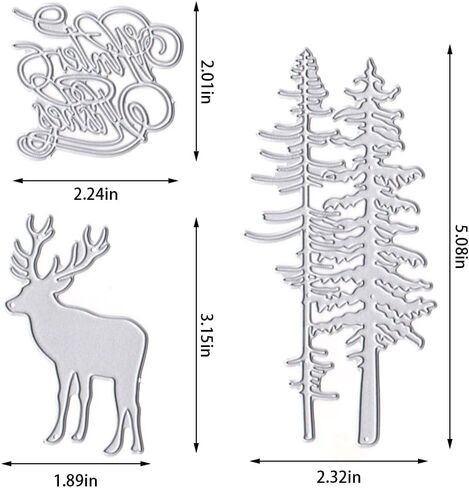 ABTOLS Metal Christmas Cutting Dies, Flower Corner Dies, Snowflake Bell Frame Embossing Stencils Template Mould for Card Scrapbooking and DIY Craft Album Paper Card Decor in Saudi Arabia