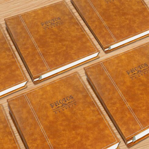 Magnetic Self-Stick Page Photo Album,Leather Cover,Holds 4X6,5X7,6X8,8X10,10X12 of Photos,Suitable for Anniversary Albums,Wedding Photo Album,Baby Growth,Family Album. in Kuwait