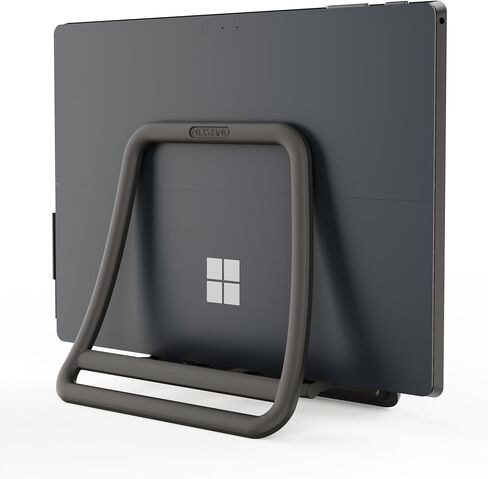 K11 عمودي كمبيوتر محمول حامل للمكتب （2 مجموعات بيضاء） ، Desktop Notebook Dock ، منظم لتوفير مساحة الكمبيوتر المحمول العمودي لجميع Macbook ، Surface ، Samsung ، HP ، Dell in Kuwait