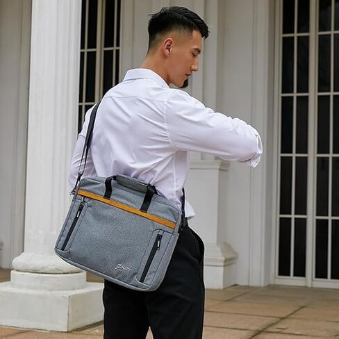Slim Laptop Bag 15.6 Inch Laptop Briefcase for Women & Men, Waterproof Shoulder Bags in Saudi Arabia