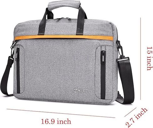 Slim Laptop Bag 15.6 Inch Laptop Briefcase for Women & Men, Waterproof Shoulder Bags in Saudi Arabia