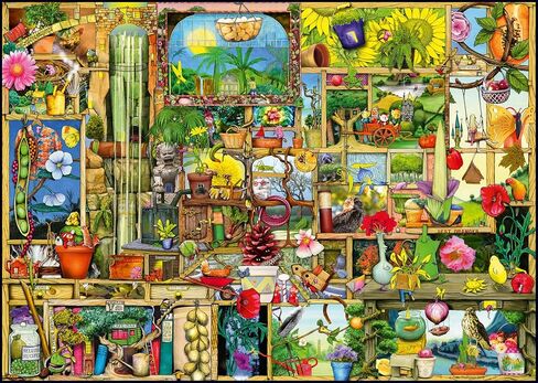 Ravensburger The Gardener's Cupboard 1000 Piece Jigsaw Puzzle for Adults - 12000659 - Handcrafted Tooling, Made in Germany, Every Piece Fits Together Perfectly in Kuwait