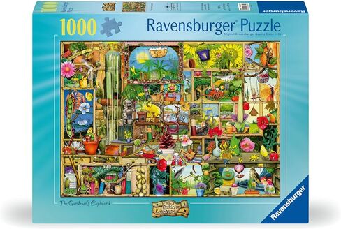 Ravensburger The Gardener's Cupboard 1000 Piece Jigsaw Puzzle for Adults - 12000659 - Handcrafted Tooling, Made in Germany, Every Piece Fits Together Perfectly in Kuwait