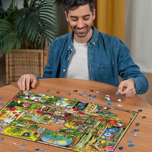 Ravensburger The Gardener's Cupboard 1000 Piece Jigsaw Puzzle for Adults - 12000659 - Handcrafted Tooling, Made in Germany, Every Piece Fits Together Perfectly in Kuwait