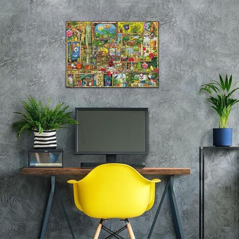 Ravensburger The Gardener's Cupboard 1000 Piece Jigsaw Puzzle for Adults - 12000659 - Handcrafted Tooling, Made in Germany, Every Piece Fits Together Perfectly in Kuwait