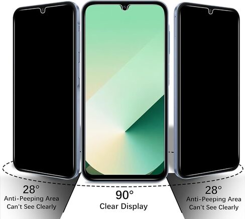 Pokolan (3 Pack) Designed for Samsung Galaxy A16 5G Tempered Glass Screen Protector, Anti Scratch, Bubble Free in Kuwait