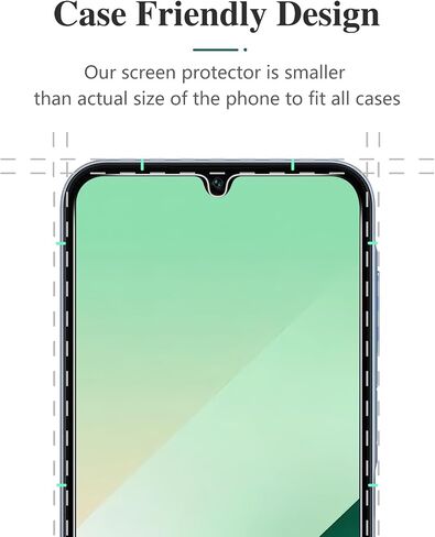 Pokolan (3 Pack) Designed for Samsung Galaxy A16 5G Tempered Glass Screen Protector, Anti Scratch, Bubble Free in Kuwait