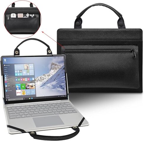 غلاف حالة الكمبيوتر المحمول لـ HP EliteBook 830 G11/EliteBook 835 G11 مع حقيبة محمولة مع مقبض حقيبة ، أحمر in Kuwait