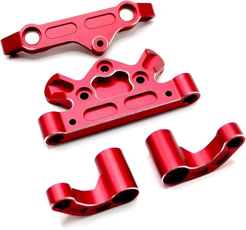 Alloy Steering Top Plate & Steering Bellcrank Set ARA320474 ARA340153 for Arrma 1/5 Outcast 8S BLX Servo Saver & Kraton EXB Steering Saver Upgrade Parts Red in Saudi Arabia