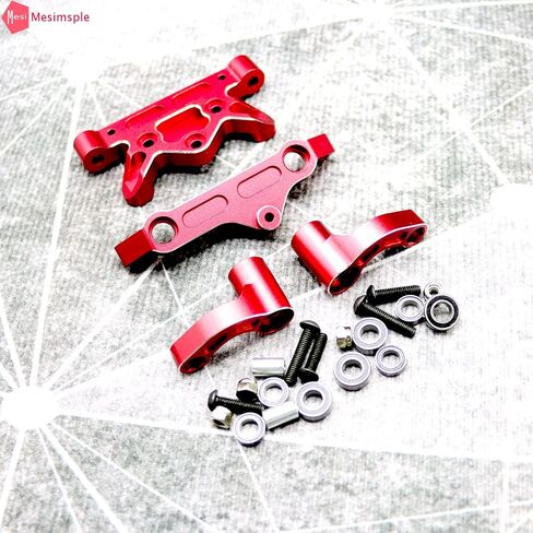 Alloy Steering Top Plate & Steering Bellcrank Set ARA320474 ARA340153 for Arrma 1/5 Outcast 8S BLX Servo Saver & Kraton EXB Steering Saver Upgrade Parts Red in Saudi Arabia