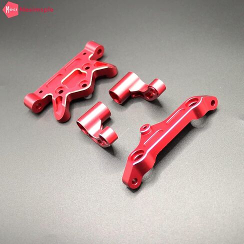 Alloy Steering Top Plate & Steering Bellcrank Set ARA320474 ARA340153 for Arrma 1/5 Outcast 8S BLX Servo Saver & Kraton EXB Steering Saver Upgrade Parts Red in Saudi Arabia