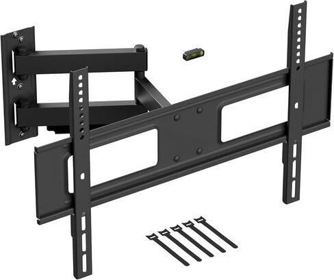 D-Line TV Wall Bracket for 50-85 Inch TVs, Ultra Low Profile TV Bracket with Spirit Level, Slim Flat to Wall TV Mount - VESA 200x200mm - 600x400mm, Holds up to 132lbs in Kuwait