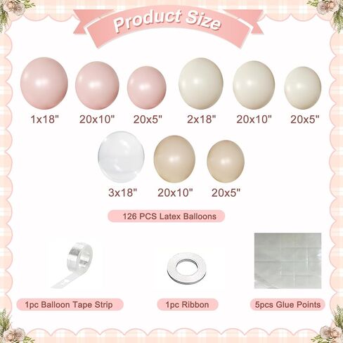 Coquette Birthday Decorations 145 Pcs Coquette Bow Pink and White Balloon Arch Kit Include Bow Balloon Light Pink White Bow Balloons for Pink Bow Birthday Party Decorations in Kuwait