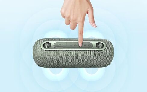 Fisher Bluetooth Wireless Portable Speaker 26W PEAK Power Boombox w HD Sound & Lights, IPX5 Water Resistant, Strap Handle, 7H Playtime, TWS Pairing, BT 5.3, Built-in Mic and Hands-Free Calling|Outdoor in Kuwait