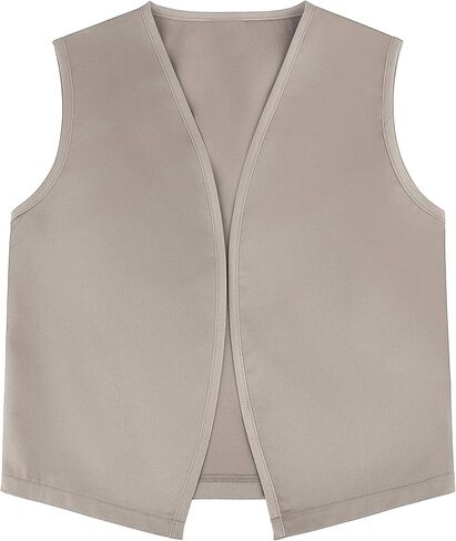 TopTie No-Button Child Vest Kid Volunteer Victorian Waistcoat Peasant Party Costume Vests in Kuwait