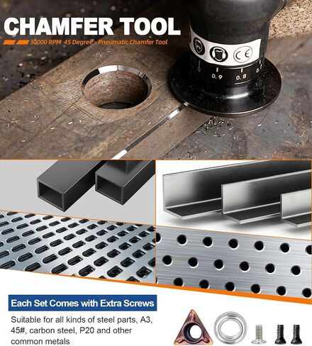 SI FANG Turning Carbide Indexable Inserts for mini Pneumatic Chamfering Machine, Tungsten Steel Replaceable Blade Lather Turning Tool Bit, Metal Cutting and Chamfering,10 Pieces in A Box in Saudi Arabia