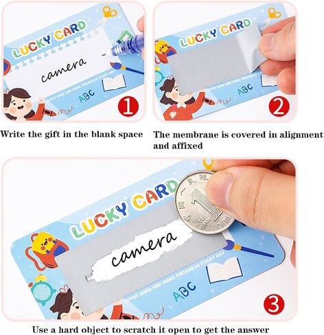 60PCS Kid‘s DIY Scratch Off Stickers, DIY Custom Make Your Own Scratch-Offs Prizes, DIY Valentine Scratch Cards with Stickers for Birthday, Teacher Scratch Offs for Classroom (Green Dinosaur) in Saudi Arabia