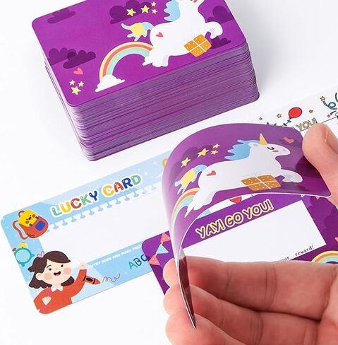 60PCS Kid‘s DIY Scratch Off Stickers, DIY Custom Make Your Own Scratch-Offs Prizes, DIY Valentine Scratch Cards with Stickers for Birthday, Teacher Scratch Offs for Classroom (Green Dinosaur) in Saudi Arabia