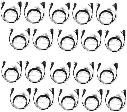2-pin Covert Acoustic Tube Earpiece Headset for Kenwood Puxing Wouxun Baofeng Two Way Radio 2pin(2 Pack) in Kuwait