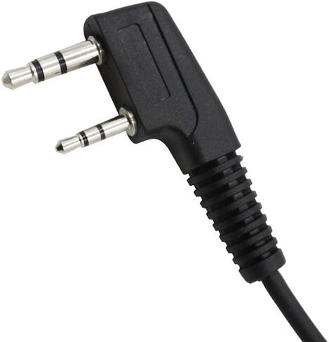 2-pin Covert Acoustic Tube Earpiece Headset for Kenwood Puxing Wouxun Baofeng Two Way Radio 2pin(2 Pack) in Kuwait