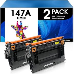 Masaimara 147a W1470A خراطيش الحبر متوافقة مع HP 611DN M611X M612DN M612X Flow MFP M634H M635Z M636Z M634Z M635FHT M635H M636FH (Black ، 2-back)