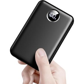 Portable Charger 40000mAh Power Bank,Fast Charging Battery Pack,USB-C supports up to Android-22.5W/iOS-20W Output,LED Display Portable Phone Charger for iPhone 15/14/13 Series, Samsung (Bright Pink)