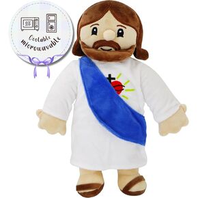 Microwavable & Coolable Jesus Plush Doll, Cozy Lavender Scented Plush Toys, Stuffed Jesus Plush Jesus Plushies Christian Gifts for Kid
