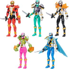 Power Rangers Dino Fury Team Up Pack, 6-Inch Action Figures, Toys for 4 Year Old Boys and Girls, Action Figure Set, Superhero Toys (Amazon Exclusive)